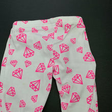 Load image into Gallery viewer, Girls Baby Berry, cotton footed leggings / bottoms, GUC, size 000,  