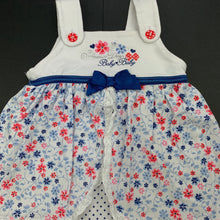 Load image into Gallery viewer, Girls Baby Baby, floral stretchy summer romper, GUC, size 00,  