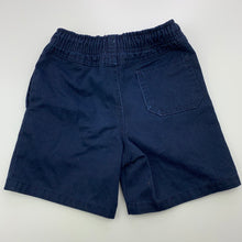 Load image into Gallery viewer, Boys Target, navy school shorts, elasticated, FUC, size 4,  