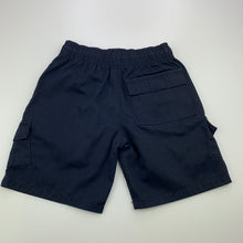 Load image into Gallery viewer, Boys Anko, navy school cargo shorts, elasticated, GUC, size 4,  