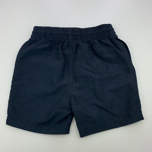 unisex Anko, navy lightweight school shorts, elasticated, GUC, size 4,  