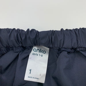 Girls Anko, navy tulle party skirt, elasticated, GUC, size 1,  