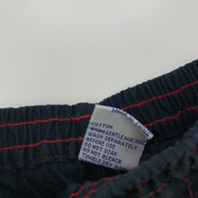 Load image into Gallery viewer, Boys Kids Stuff, dark navy cotton cargo pants, elasticated, GUC, size 0,  