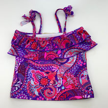 Load image into Gallery viewer, Girls Lily &amp; Dan, colourful swim top, EUC, size 1,  