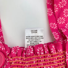 Load image into Gallery viewer, Girls Target, lined lightweight floral cotton dress, EUC, size 1, L: 43cm