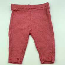 Load image into Gallery viewer, Girls Cotton On, red stripe stretchy ruffle leggings / bottoms, GUC, size 0000,  