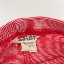 Load image into Gallery viewer, Girls Cotton On, red stripe stretchy ruffle leggings / bottoms, GUC, size 0000,  