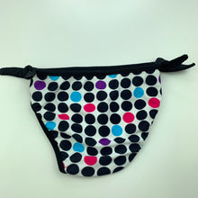Load image into Gallery viewer, Girls Milky, black &amp; white spot swim bottoms, EUC, size 1,  