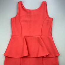 Load image into Gallery viewer, Girls Witchery, stretchy peplum party dress, light mark on waist, FUC, size 12, L: 71cm
