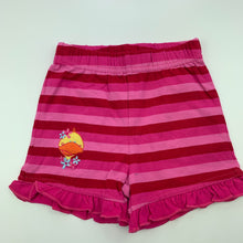 Load image into Gallery viewer, Girls Ka-Boosh, pink stripe stretchy shorts, elasticated, FUC, size 000,  