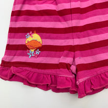 Load image into Gallery viewer, Girls Ka-Boosh, pink stripe stretchy shorts, elasticated, FUC, size 000,  