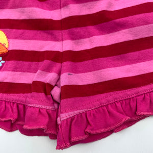 Girls Ka-Boosh, pink stripe stretchy shorts, elasticated, FUC, size 000,  