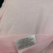 Load image into Gallery viewer, Girls Marquise, pink cotton singlet top, EUC, size 000,  