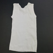 Load image into Gallery viewer, unisex Baby Berry, white cotton Christmas singlet top, GUC, size 000,  