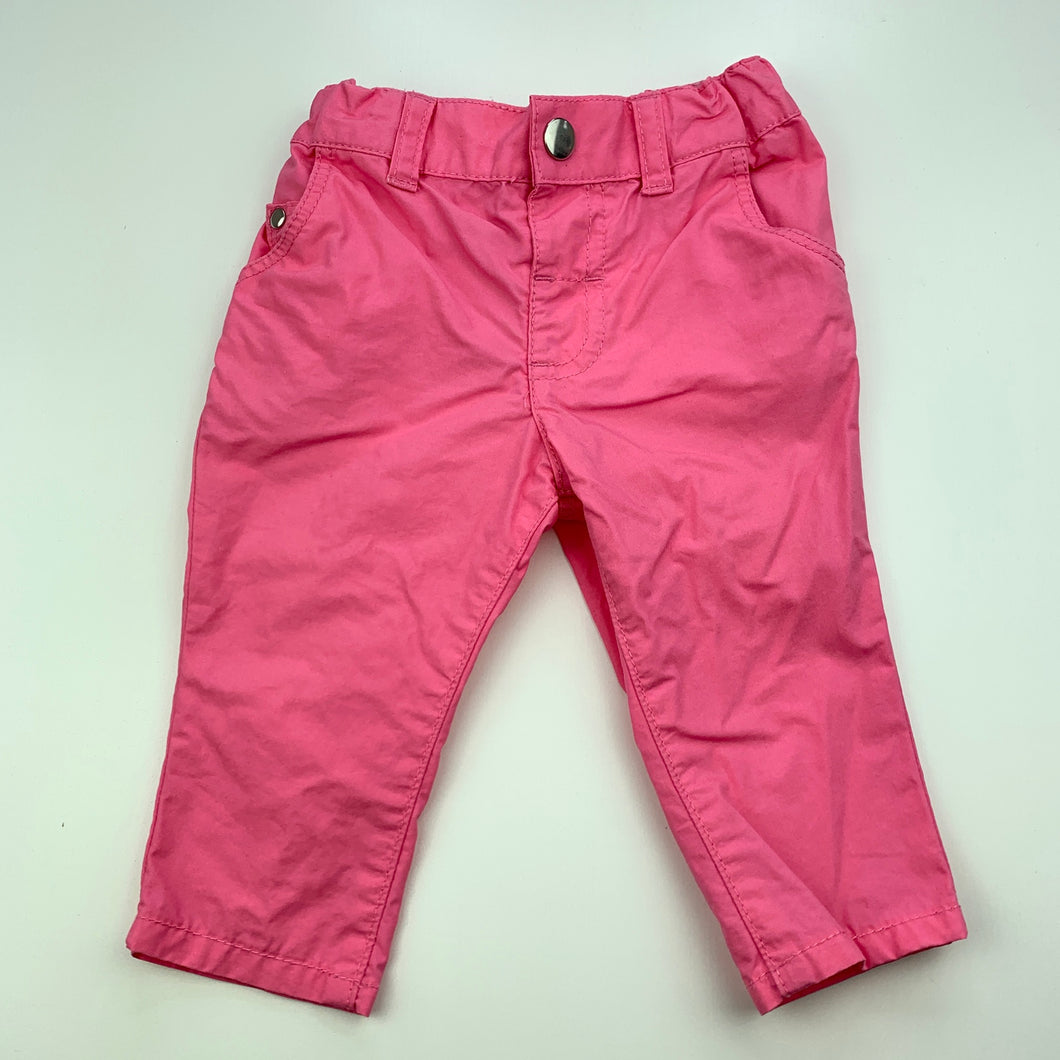 Girls Target, lightweight cotton pants, adjustable, GUC, size 00,  