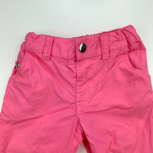 Girls Target, lightweight cotton pants, adjustable, GUC, size 00,  