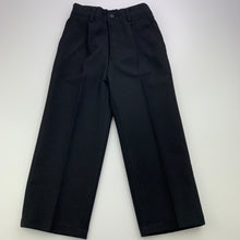 Load image into Gallery viewer, Boys Blue Sky, black suit / formal pants, elasticated, Inside leg: 36.5cm, EUC, size 3,  