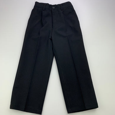 Boys Blue Sky, black suit / formal pants, elasticated, Inside leg: 36.5cm, EUC, size 3,  