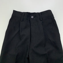 Load image into Gallery viewer, Boys Blue Sky, black suit / formal pants, elasticated, Inside leg: 36.5cm, EUC, size 3,  