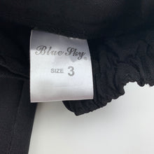Load image into Gallery viewer, Boys Blue Sky, black suit / formal pants, elasticated, Inside leg: 36.5cm, EUC, size 3,  