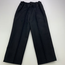 Load image into Gallery viewer, Boys Blue Sky, black suit / formal pants, elasticated, Inside leg: 36.5cm, EUC, size 3,  