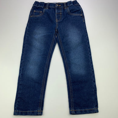 Boys Anko, blue denim jeans, adjustable, Inside leg: 43.5cm, EUC, size 5,  