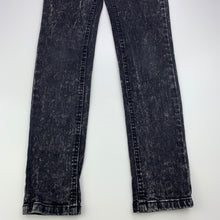 Load image into Gallery viewer, Girls Cotton On, stretch denim jeans, adjustable, Inside leg: 60cm, FUC, size 8,  