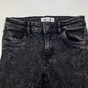 Girls Cotton On, stretch denim jeans, adjustable, Inside leg: 60cm, FUC, size 8,  