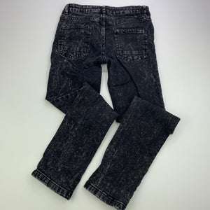 Girls Cotton On, stretch denim jeans, adjustable, Inside leg: 60cm, FUC, size 8,  