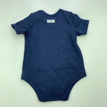Load image into Gallery viewer, Boys Target, navy bodysuit / romper, hippo, EUC, size 000,  