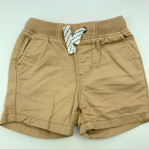 Boys Target, cotton shorts, elasticated, EUC, size 00,  