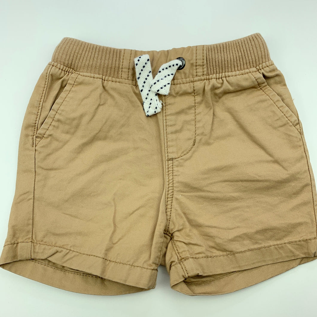 Boys Target, cotton shorts, elasticated, EUC, size 00,  