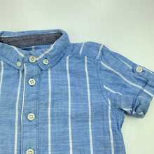 Load image into Gallery viewer, Boys Target, blue cotton short sleeve shirt, GUC, size 2,  