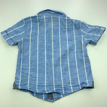 Load image into Gallery viewer, Boys Target, blue cotton short sleeve shirt, GUC, size 2,  