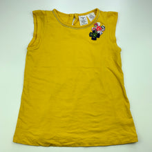 Load image into Gallery viewer, Girls Carters, yellow stretchy summer top, FUC, size 8,  