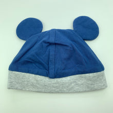 Load image into Gallery viewer, Boys Disney, Mickey Mouse cotton lined hat / beanie, EUC, size 000,  