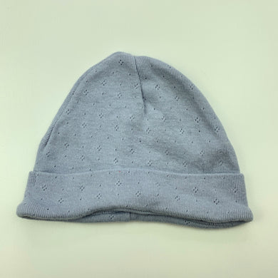 unisex Baby Berry, pointelle cotton hat / beanie, GUC, size 000,  