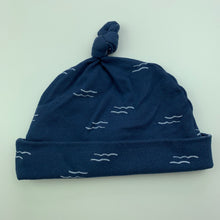 Load image into Gallery viewer, unisex Anko, navy cotton hat / beanie, EUC, size 000,  