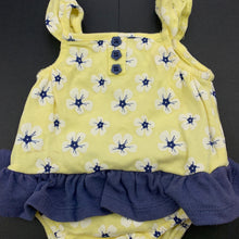 Load image into Gallery viewer, Girls Tiny Little Wonders, floral cotton summer romper, FUC, size 000,  