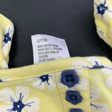 Load image into Gallery viewer, Girls Tiny Little Wonders, floral cotton summer romper, FUC, size 000,  