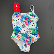 Load image into Gallery viewer, Girls Minoti, colourful floral swim one-piece, GUC, size 0,  