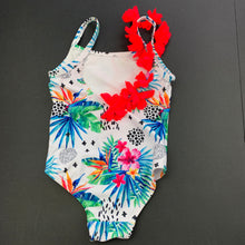 Load image into Gallery viewer, Girls Minoti, colourful floral swim one-piece, GUC, size 0,  
