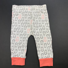 Load image into Gallery viewer, Girls Miffy, stretchy leggings / bottoms, GUC, size 00,  