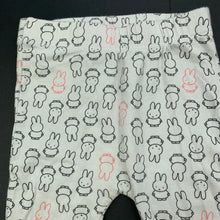 Load image into Gallery viewer, Girls Miffy, stretchy leggings / bottoms, GUC, size 00,  
