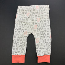 Load image into Gallery viewer, Girls Miffy, stretchy leggings / bottoms, GUC, size 00,  