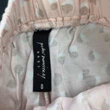 Load image into Gallery viewer, Girls Peter Morrissey, pink viscose pants / bottoms, elasticated, FUC, size 0,  