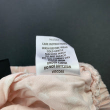 Load image into Gallery viewer, Girls Peter Morrissey, pink viscose pants / bottoms, elasticated, FUC, size 0,  