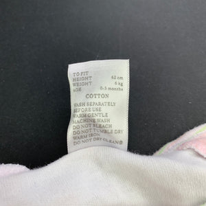 Girls Baby Buds, cotton coverall / romper, GUC, size 000,  