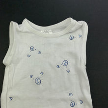 Load image into Gallery viewer, unisex Target, white cotton singlet top, EUC, size 0000,  