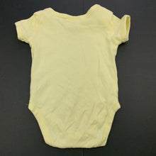 Load image into Gallery viewer, unisex Target, lemon soft cotton bodysuit / romper, EUC, size 0000,  